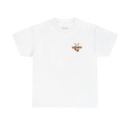 Keep Hangin' On - Panda // Unisex Heavy Cotton Tee -Vibes Graphic Shirt