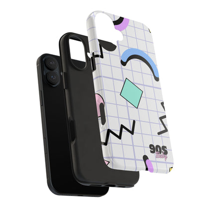 90s Baby Zig Zag and Shapes // iPhone Case