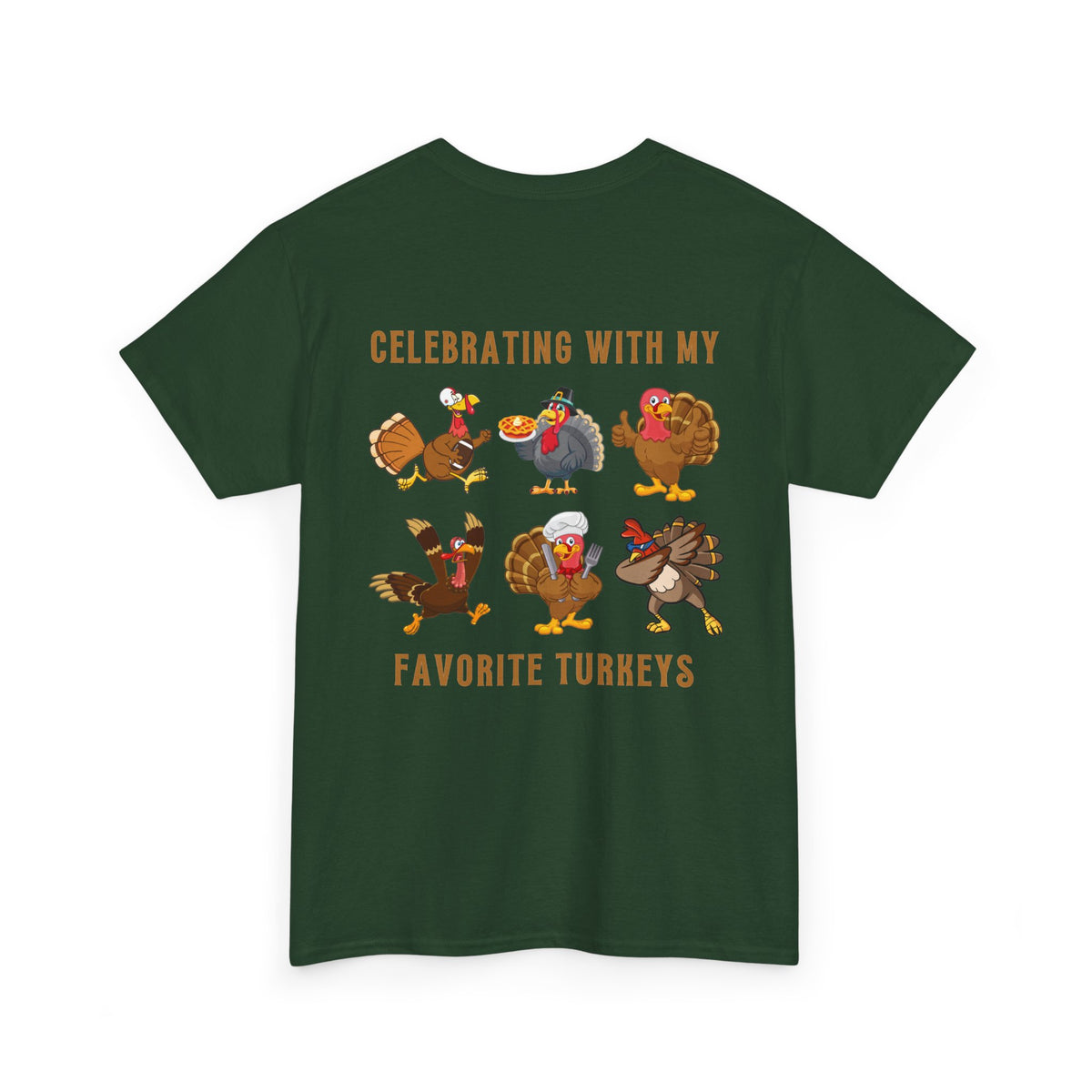 Happy Friendsgiving with My Favorite Turkeys // Unisex Jersey Short Sleeve Tee