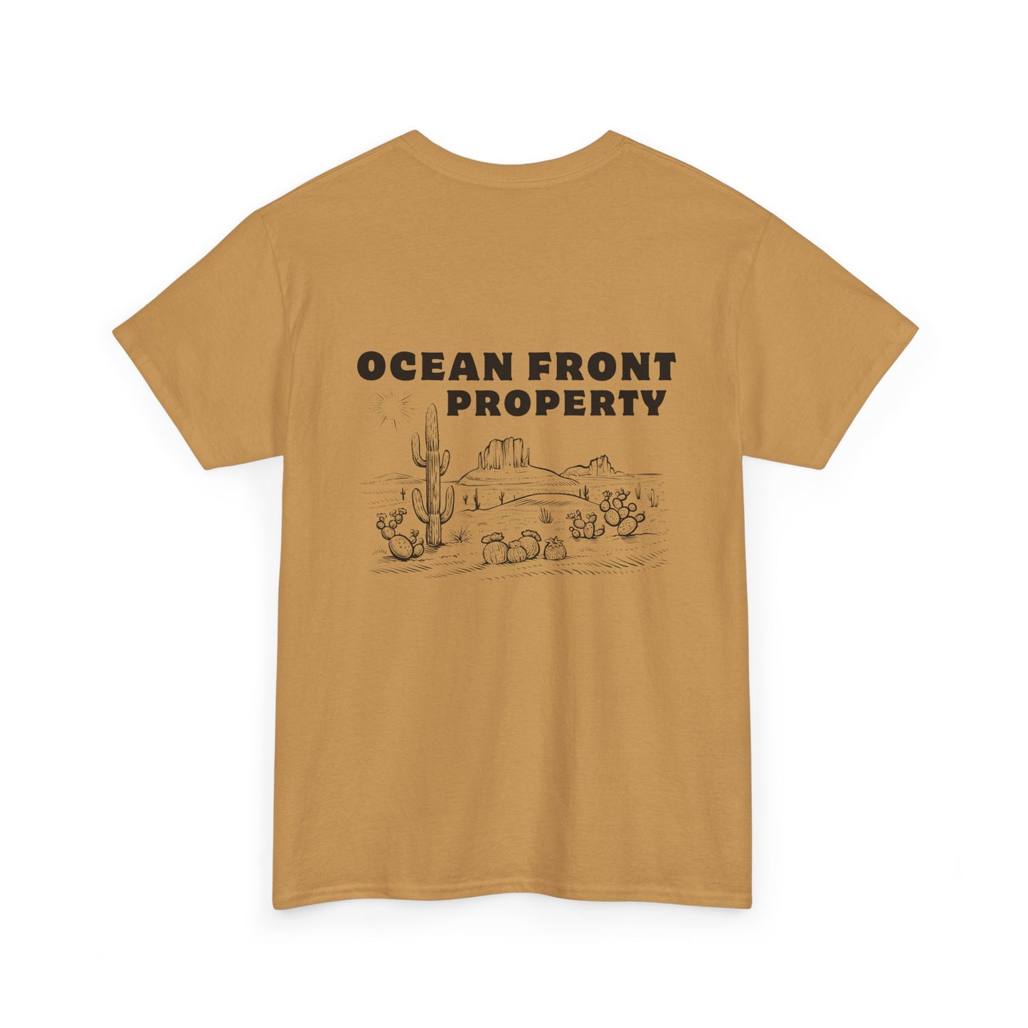 Ocean Front Property - Double-sided // Unisex Heavy Cotton Tee