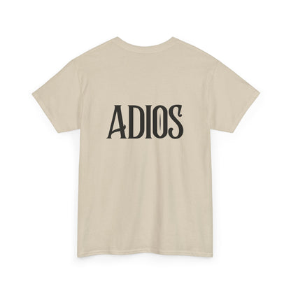 Howdy & Adios  // Unisex Heavy Cotton Tee - Casual Statement Shirt