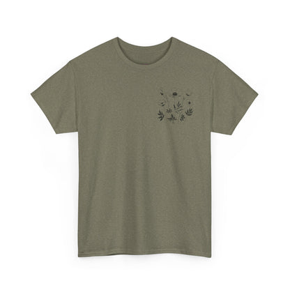 We're Rooting For You - Flowers // Unisex Heavy Cotton Tee - Perfect for Everyday Comfort