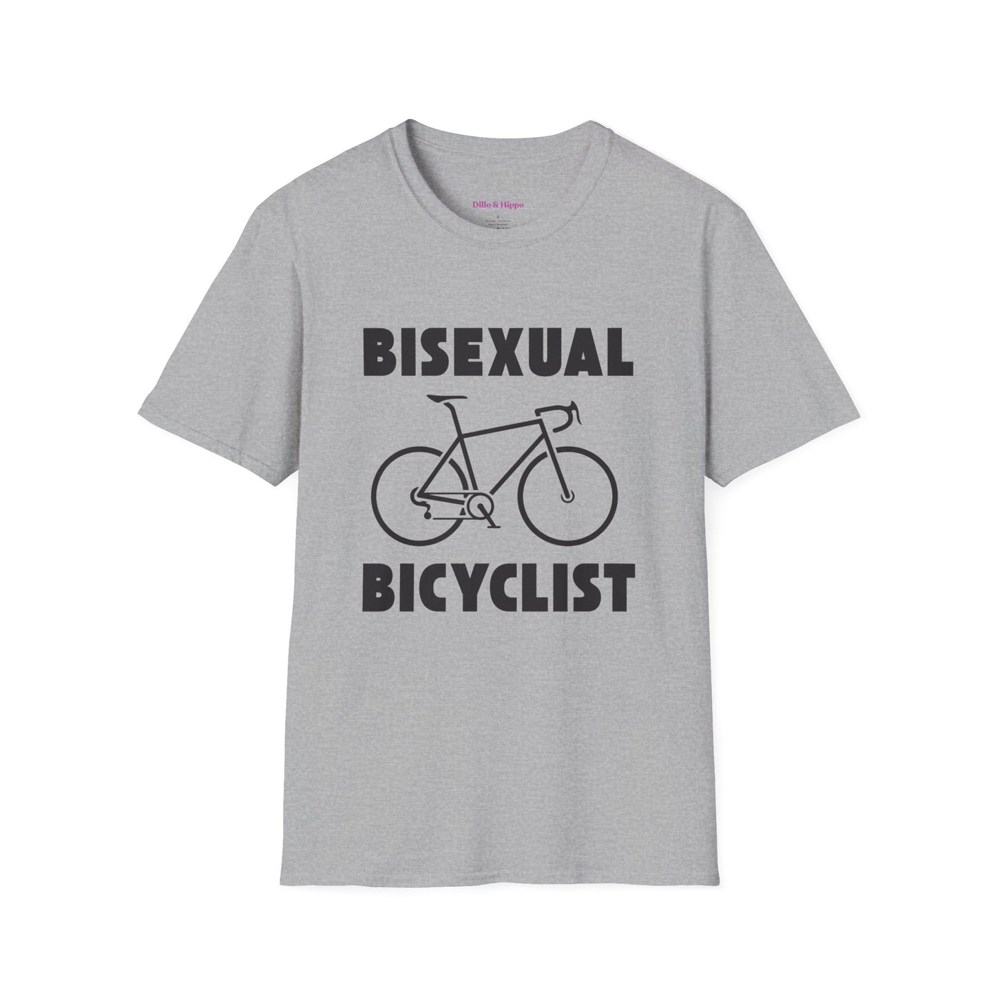 Bisexual (Road) Bicyclist  // Unisex Softstyle T-Shirt