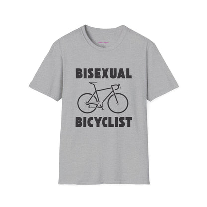 Bisexual (Road) Bicyclist  // Unisex Softstyle T-Shirt