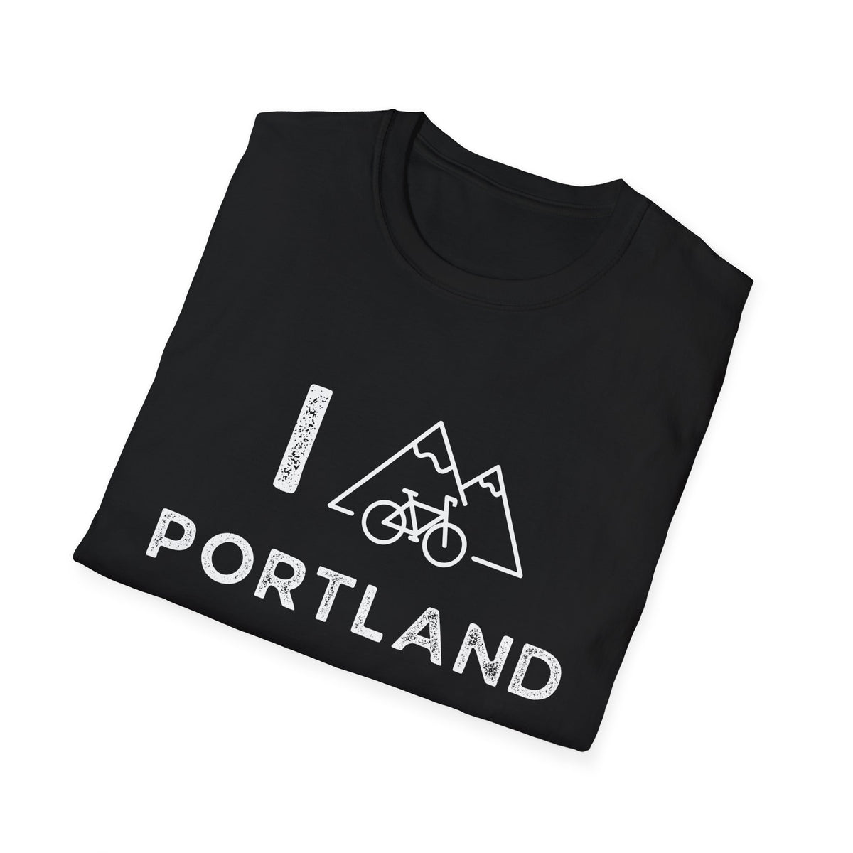 I (Mountain) Bike Portland // Unisex Softstyle T-Shirt