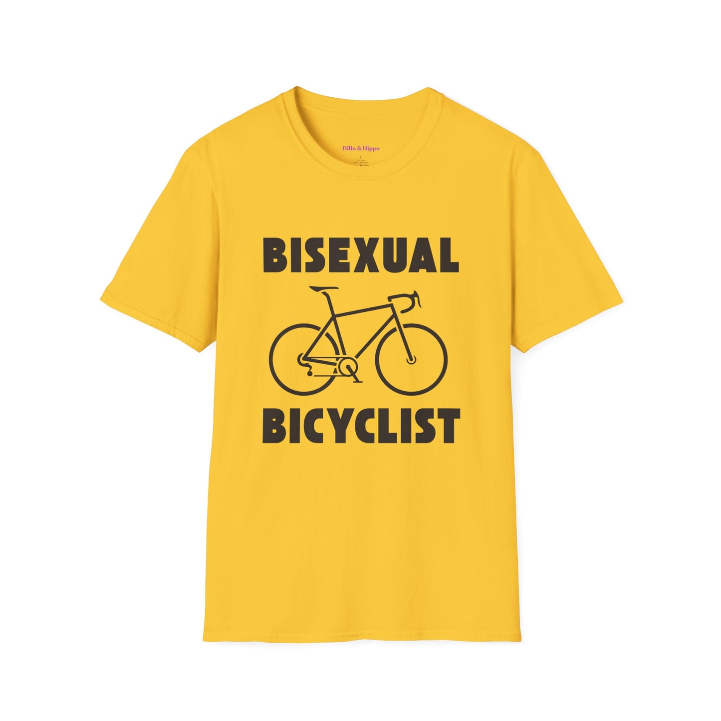 Bisexual (Road) Bicyclist  // Unisex Softstyle T-Shirt