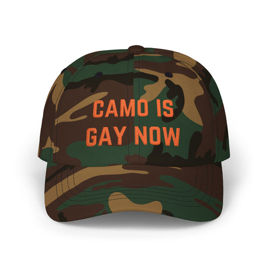 Camo Is Gay Now // Classic Dad Cap