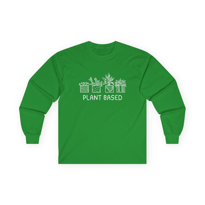Plant-Based // Long Sleeve Tee - Eco-Friendly Apparel for Garden Lovers