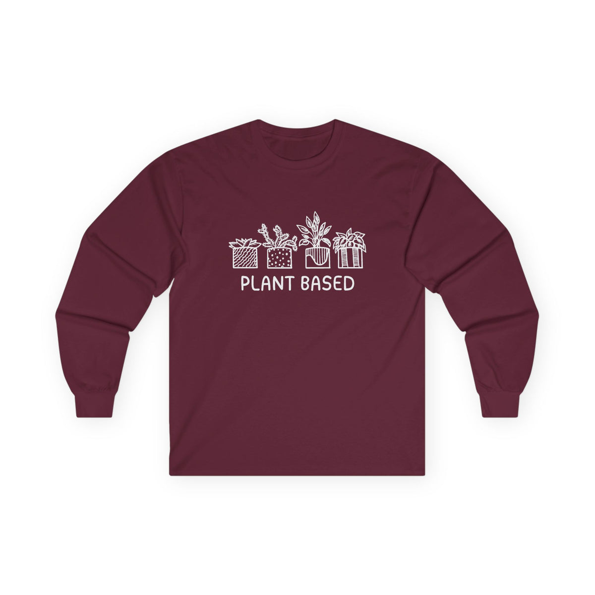 Plant-Based // Long Sleeve Tee - Eco-Friendly Apparel for Garden Lovers