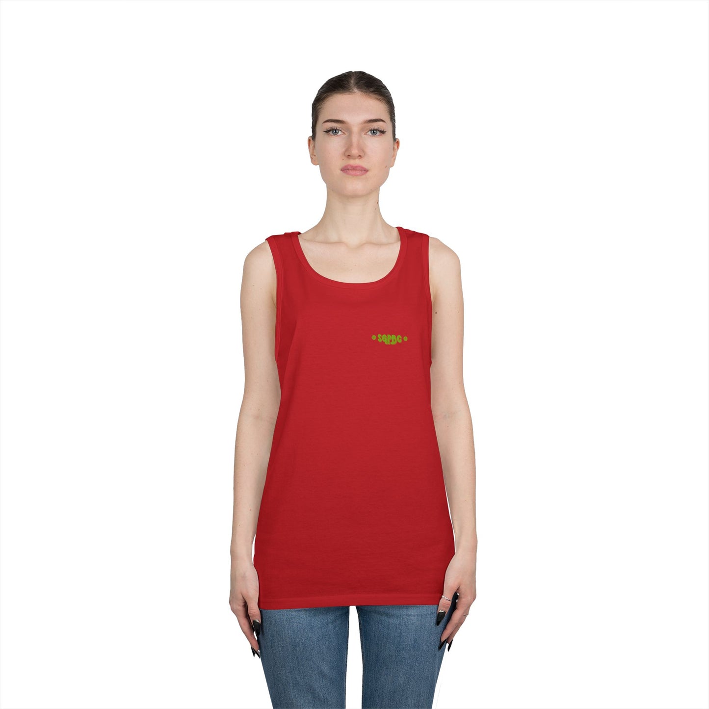 SGPBC // Green // Unisex Heavy Tank Top