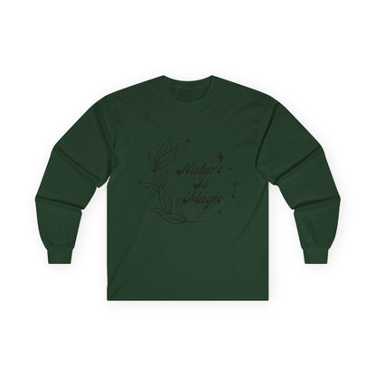 Nature is Magic // Unisex Ultra Cotton Long Sleeve Tee - Embrace Nature's Beauty