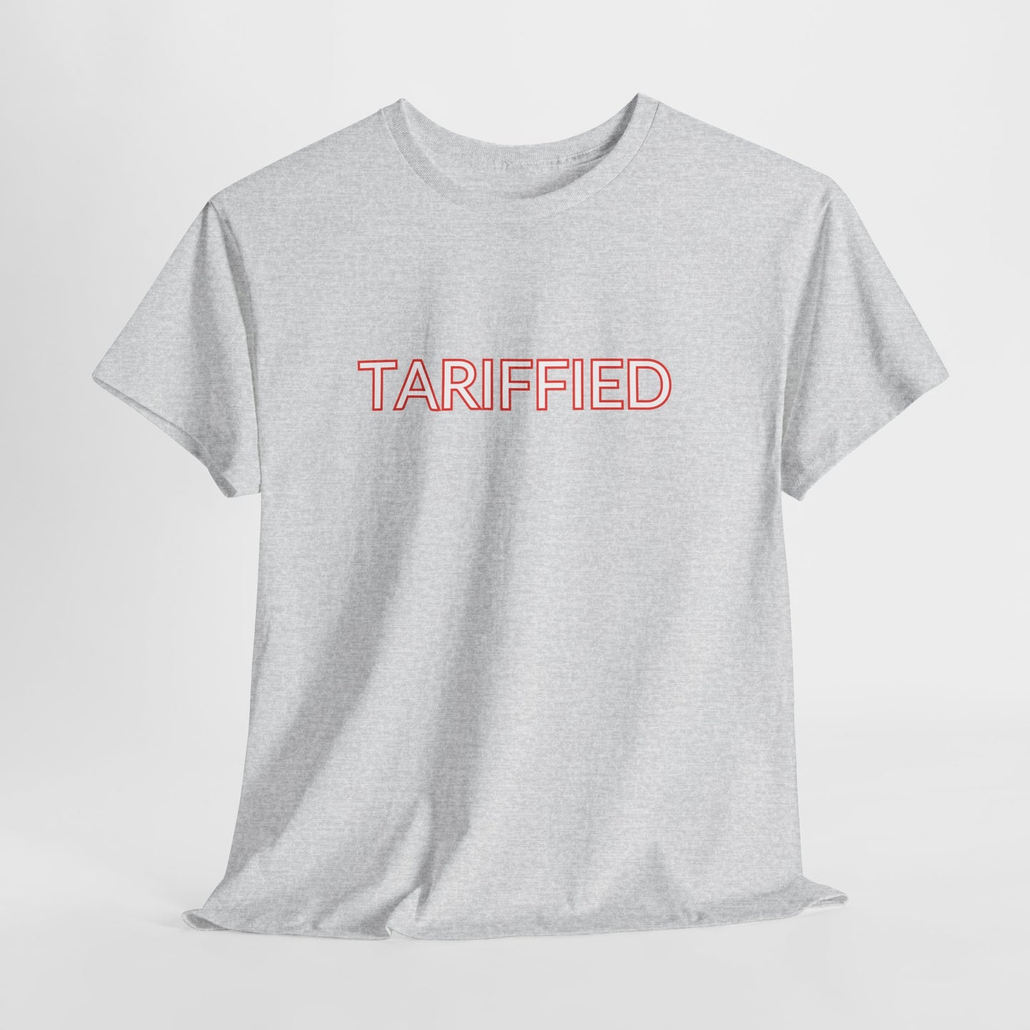 Tarrified // Unisex Heavy Cotton Tee - Scary Economy Statement Shirt