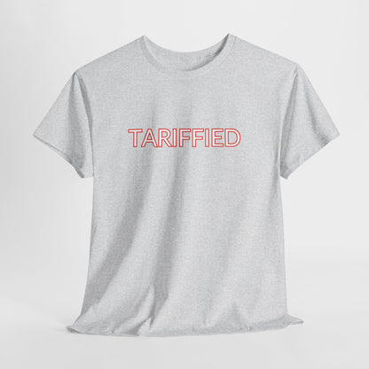 Tarrified // Unisex Heavy Cotton Tee - Scary Economy Statement Shirt