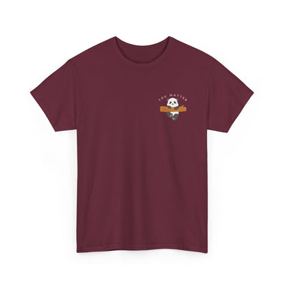 Keep Hangin' On - Panda // Unisex Heavy Cotton Tee -Vibes Graphic Shirt
