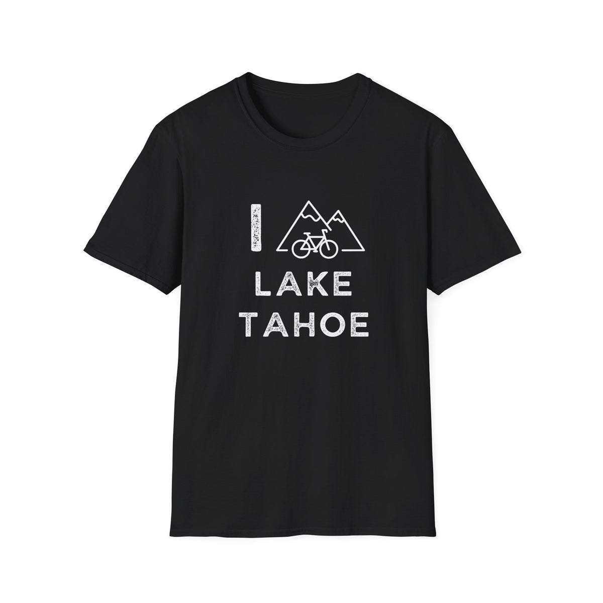 I (Mountain) Bike Lake Tahoe // Unisex Softstyle T-Shirt