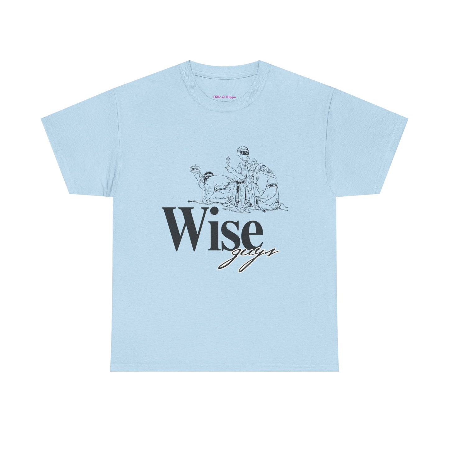 Wise Guys Unisex Heavy Cotton Tee - Stylish Graphic Tee for Casual Wear