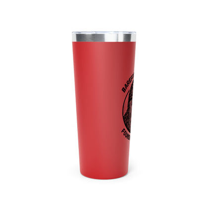 Barefoot Lift Club Founding Member // Copper Vacuum Insulated Tumbler, 22oz - Blue Text