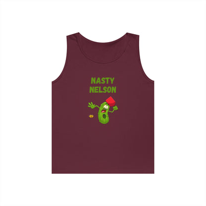 Pickleball // Nasty Nelson // Unisex Heavy Cotton Tank Top