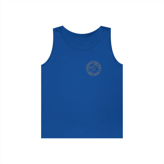 Barefoot Run Club // Bigfoot Founding Member // Double Sided Unisex Heavy Cotton Tank Top
