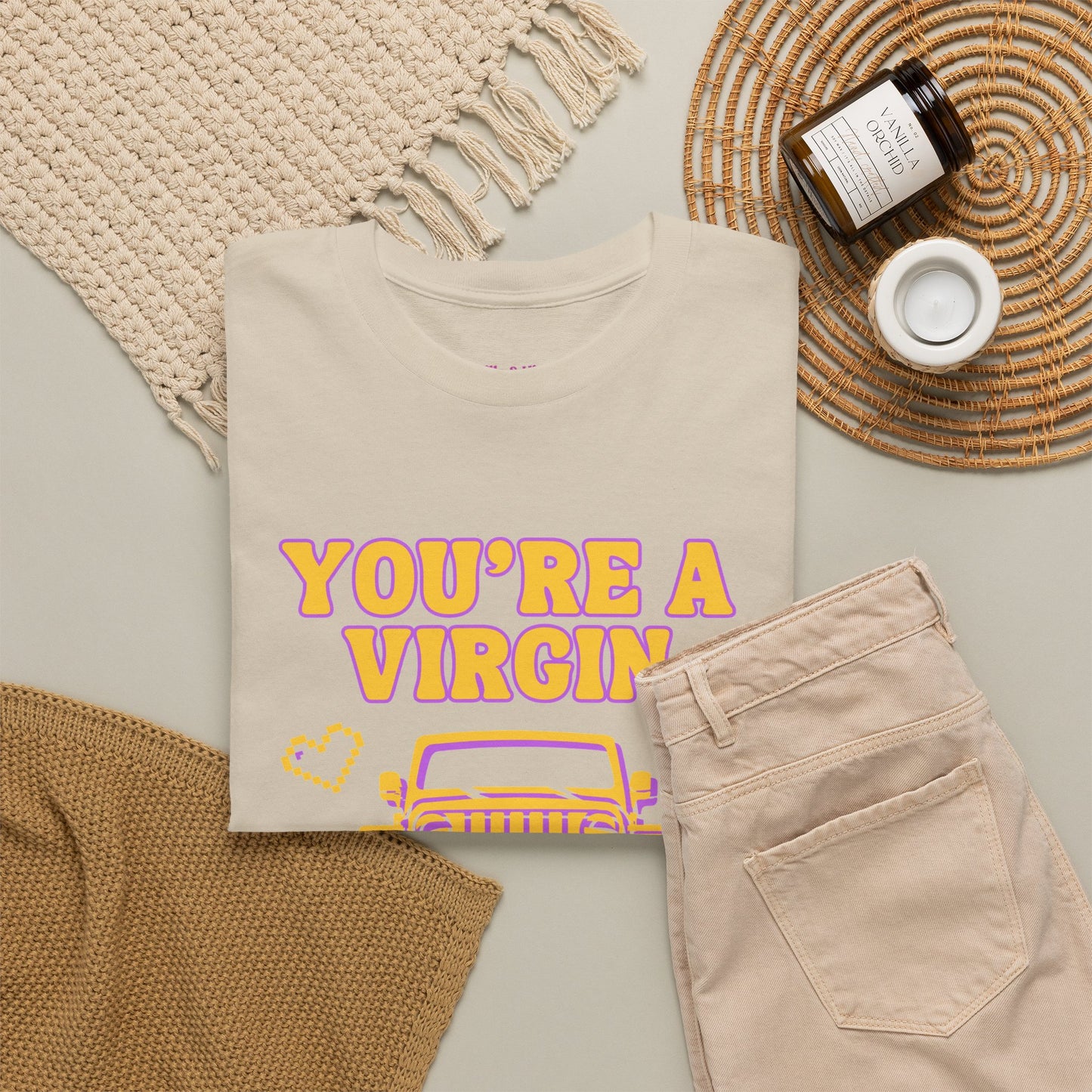 You're a Virgin Who Can't Drive // Unisex Heavy Cotton Tee