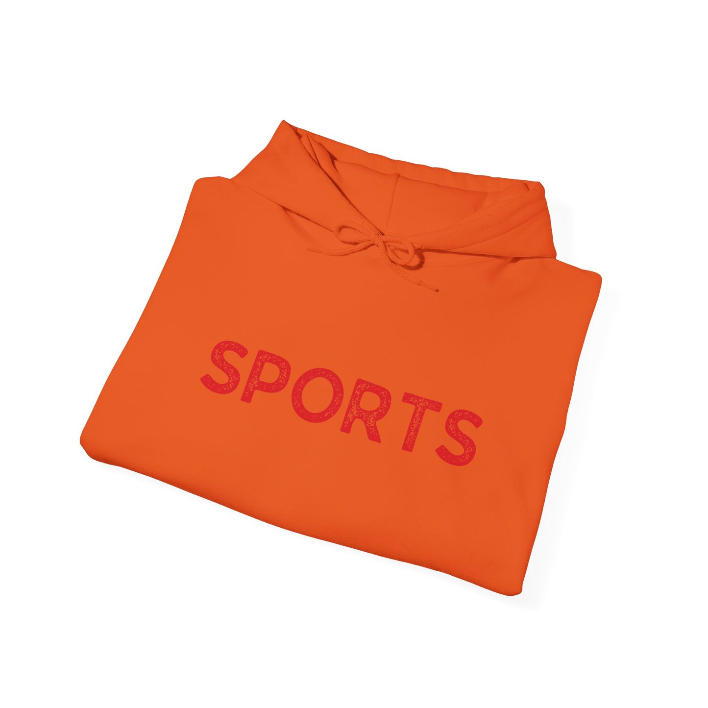 Sports // Unisex Heavy Blend™ Hooded Sweatshirt - Red Text