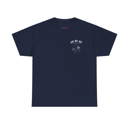 Oh My My Vintage Vinyl Graphic - Pocket Placement // Unisex Heavy Cotton Tee - Perfect for Music Lovers