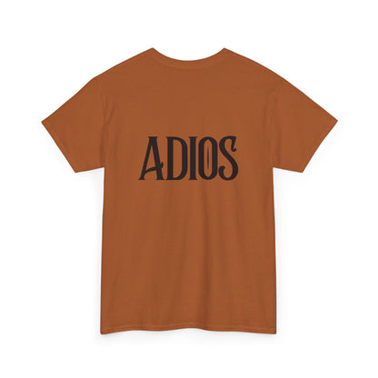 Howdy & Adios  // Unisex Heavy Cotton Tee - Casual Statement Shirt