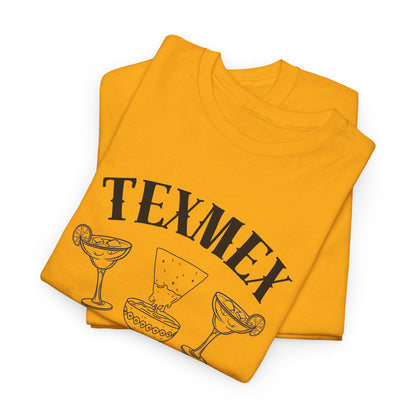 Tex-Mex Forever - Ritas & Queso // Unisex Heavy Cotton Tee - Fun Casual T-Shirt for Food Lovers