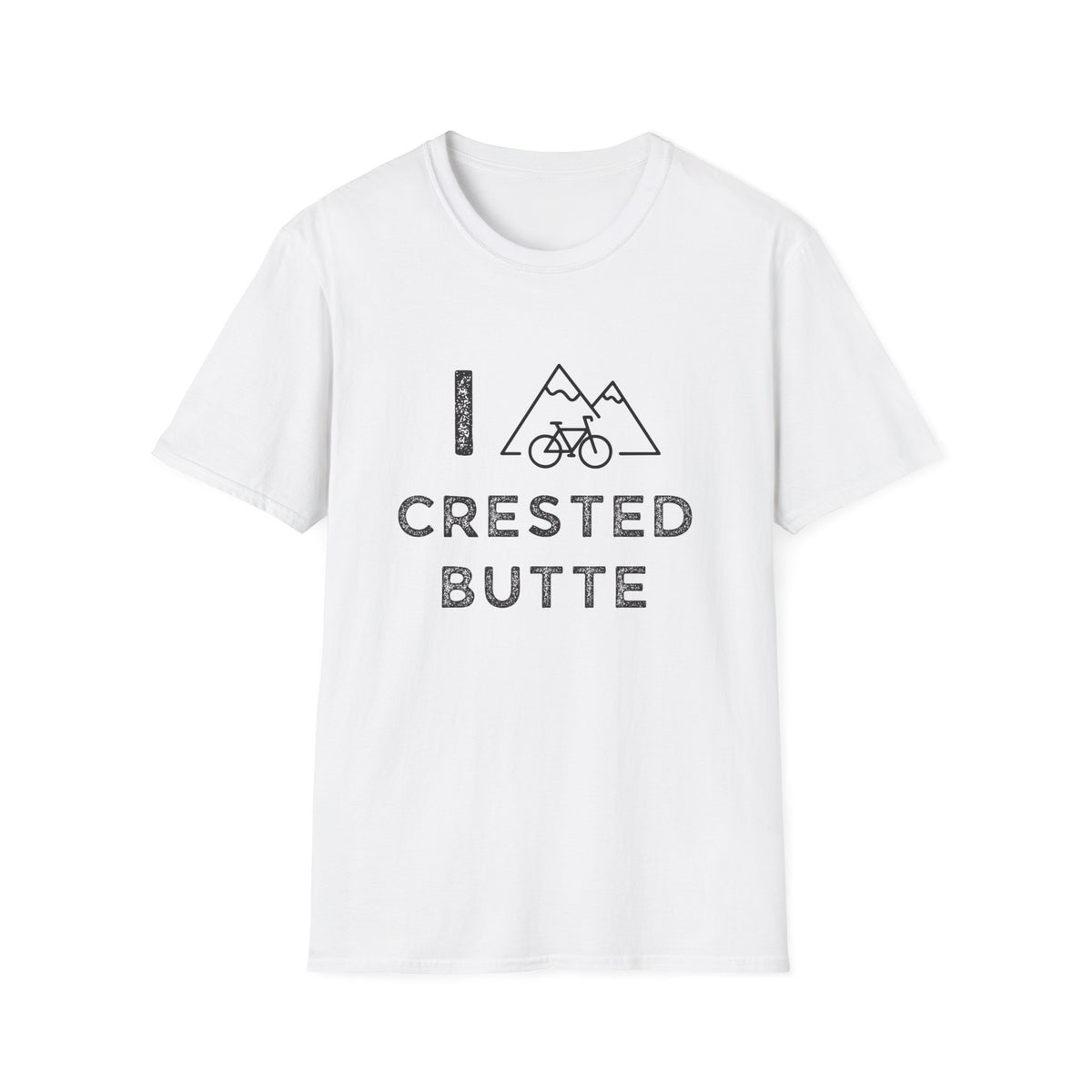 I (Mountain) Bike Crested Butte // Unisex Softstyle T-Shirt