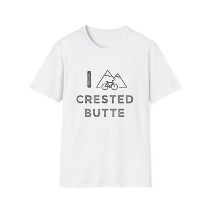 I (Mountain) Bike Crested Butte // Unisex Softstyle T-Shirt