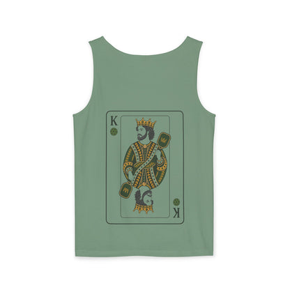 Pickleball - King of the Court - Vintage Playing Card - Tank Top — Graphic Tank