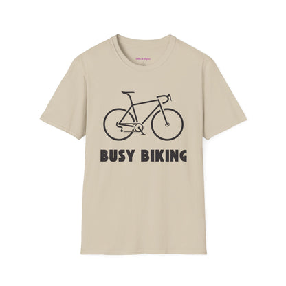 Busy (Road) Biking // Unisex Softstyle T-Shirt
