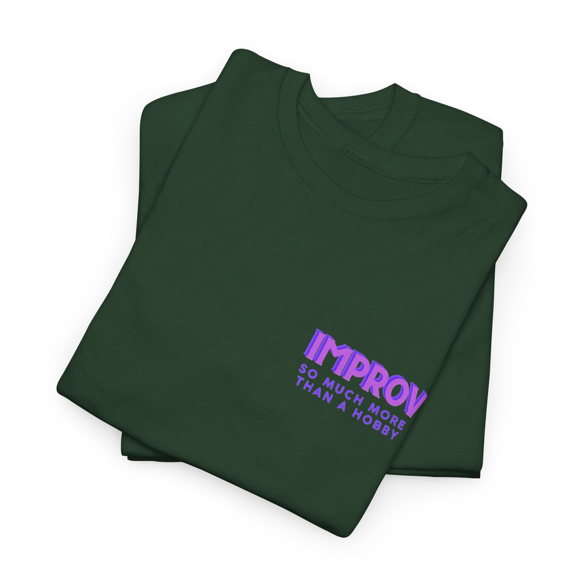 Improv, Multi Color "Yes, And" Double-sided // Colorful Affirmation Unisex Heavy Cotton Tee