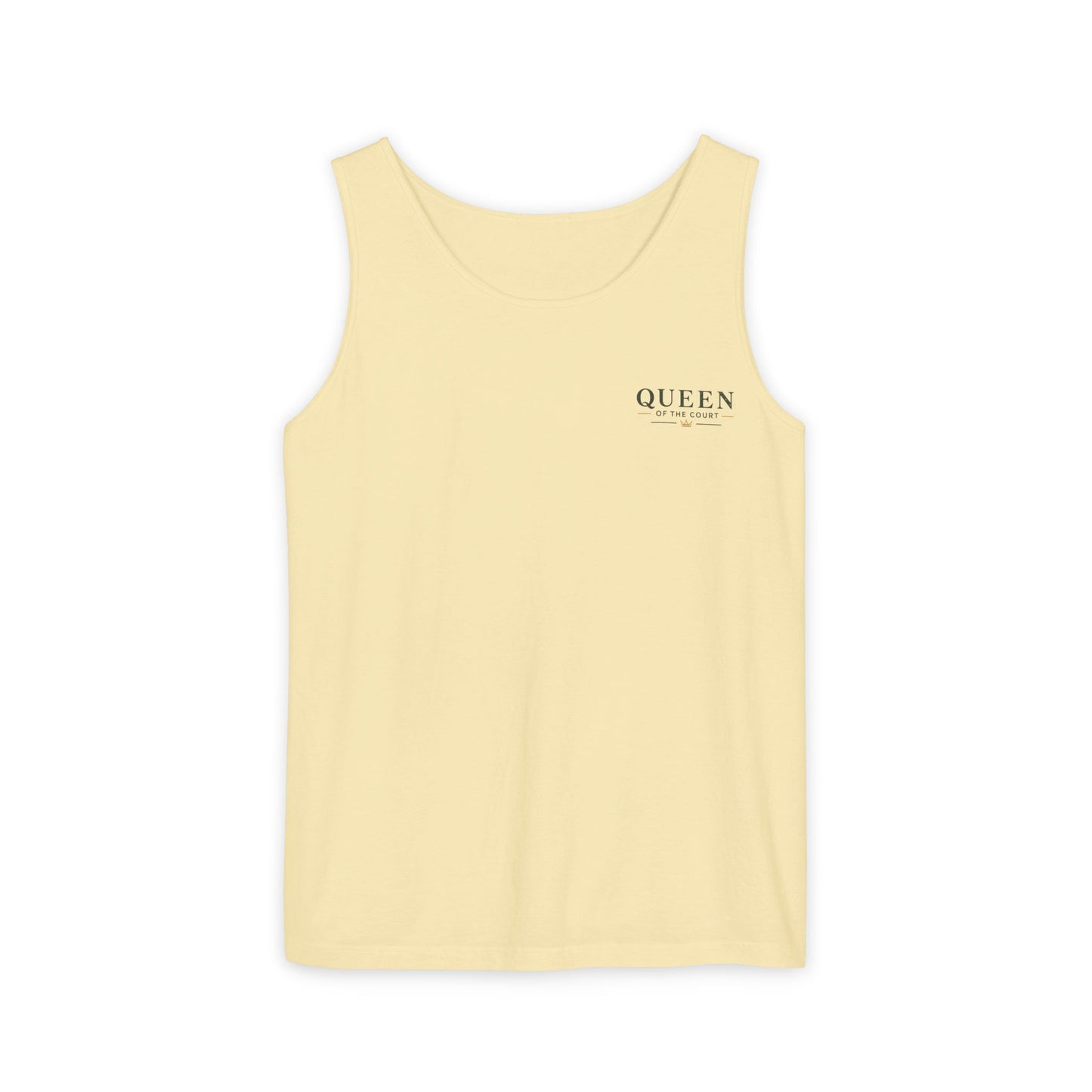 Pickleball - Queen of the Court - Vintage Playing Card - Tank Top — Graphic Tank