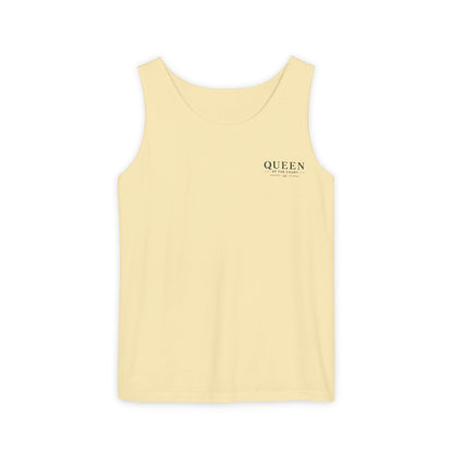 Pickleball - Queen of the Court - Vintage Playing Card - Tank Top — Graphic Tank