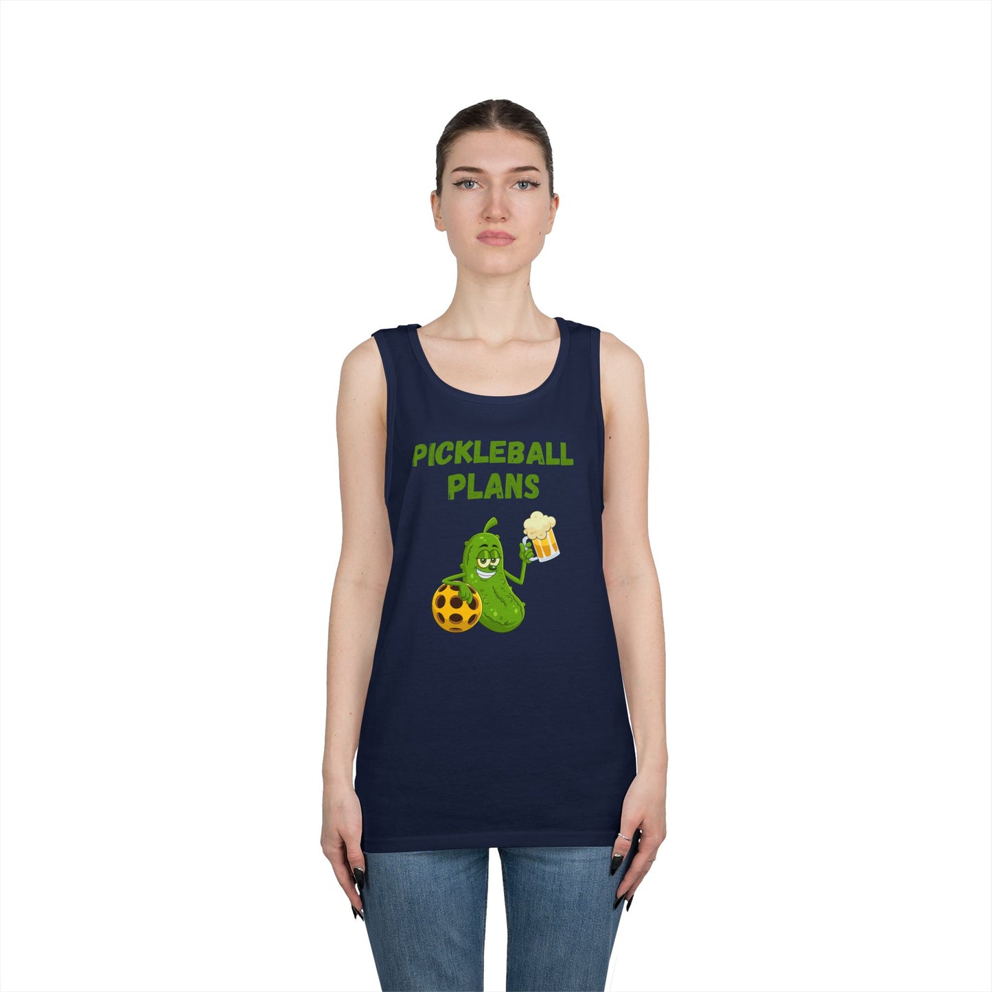 Pickleball Plans // Unisex Heavy Cotton Tank Top