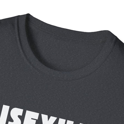 Bisexual (Mountain) Bicyclist  // Unisex Softstyle T-Shirt