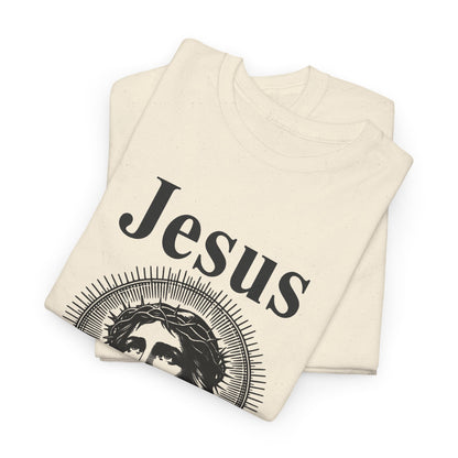 Religious Humor Unisex Heavy Cotton Tee - "Jesus Didn't Look Like This"