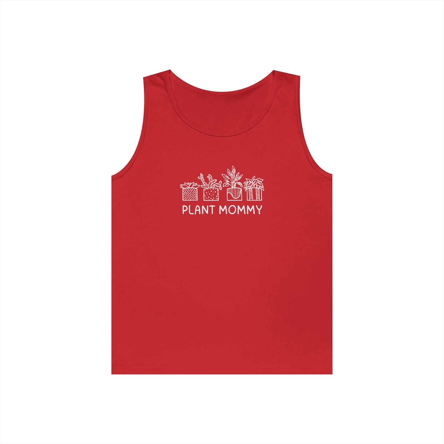 Plant Mommy // Unisex Heavy Cotton Tank Top - Perfect Gift for Plant Lovers