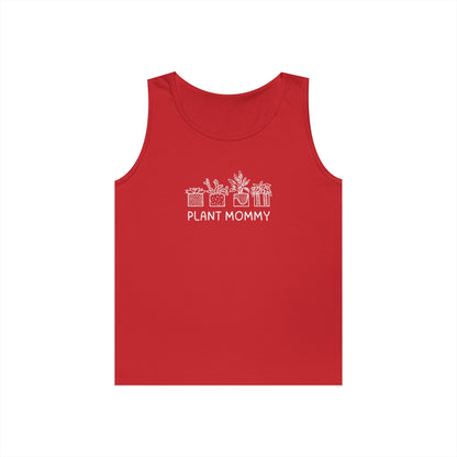 Plant Mommy // Unisex Heavy Cotton Tank Top - Perfect Gift for Plant Lovers