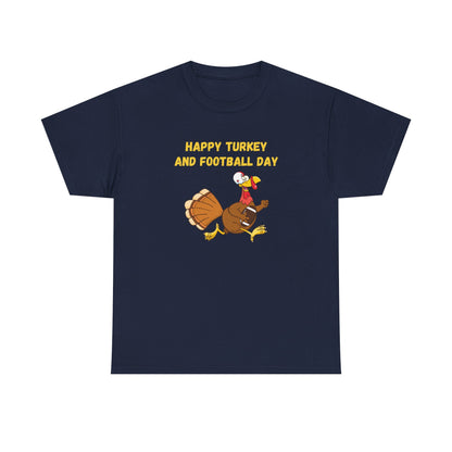 Happy Turkey and Football Day // Unisex Jersey Short Sleeve Tee