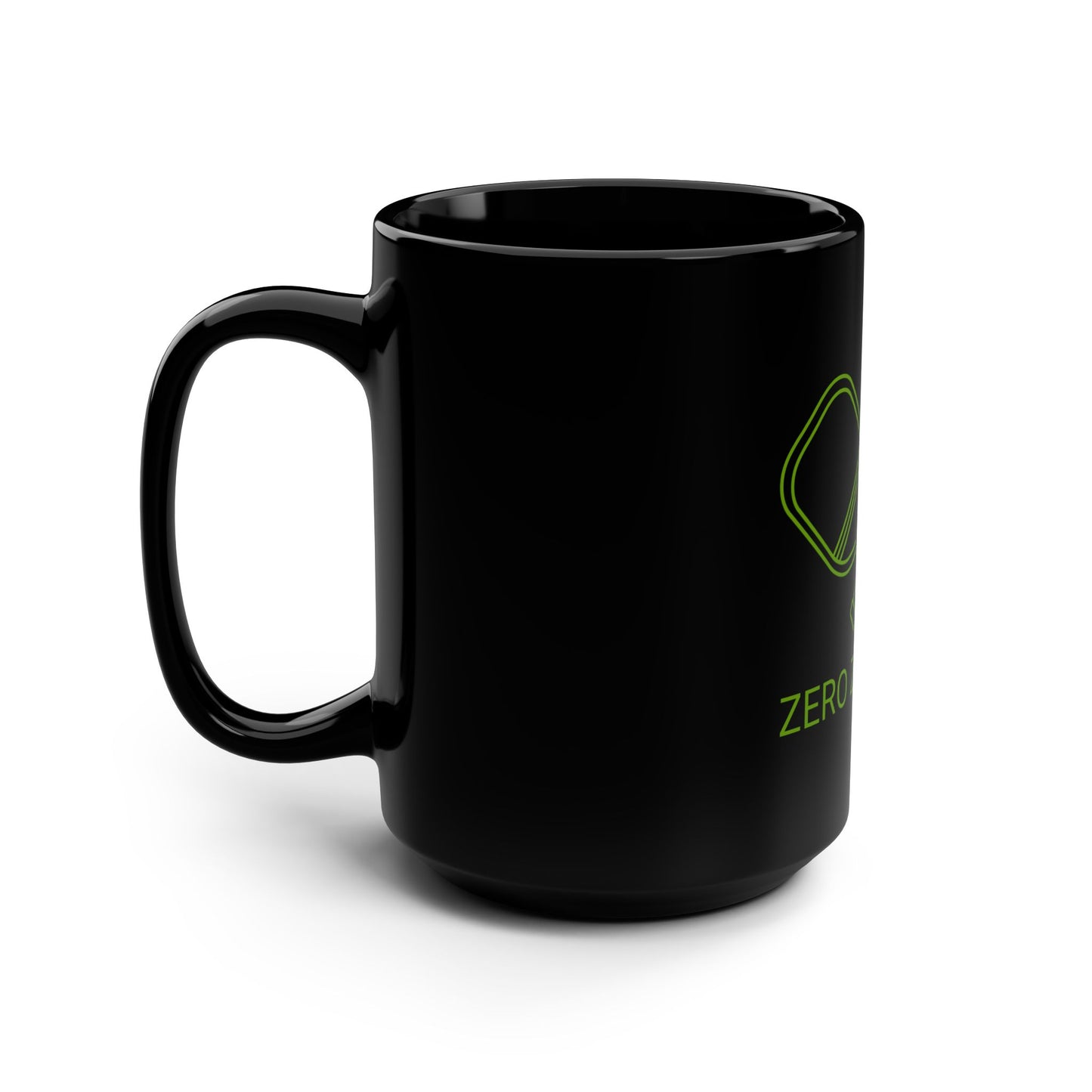 Zero Zero Two // Black Mug, 15oz