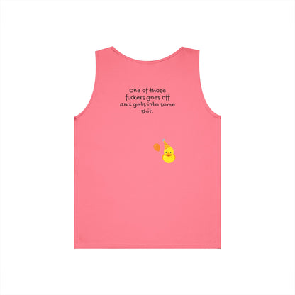 Ducks in a Row // Unisex Heavy Cotton Tank Top