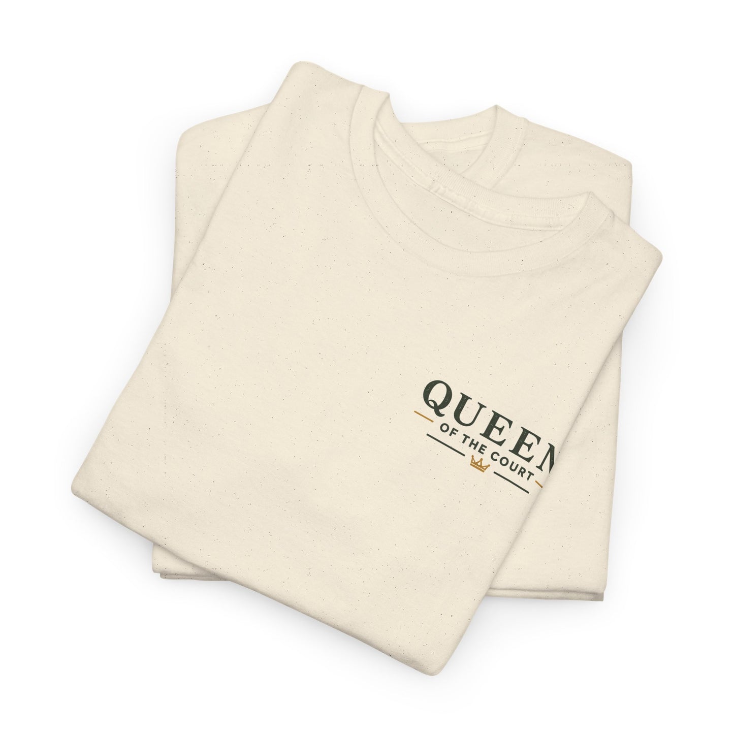 Pickleball - Queen of the Court - Sleeve Design - Vintage Playing Card Graphic T-Shirt