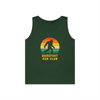 Barefoot Run Club Silhouette //  Unisex Heavy Cotton Tank Top