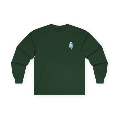 Unisex Ultra Cotton Long Sleeve Tee - 'Power Bottom Autumn' Graphic