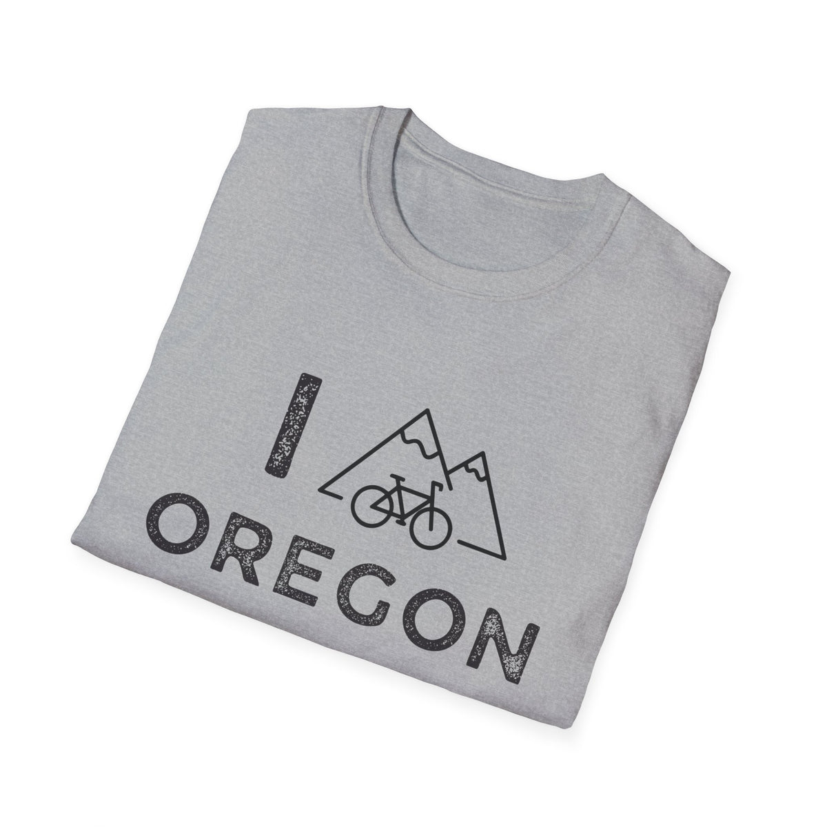 I (Mountain) Bike Oregon // Unisex Softstyle T-Shirt