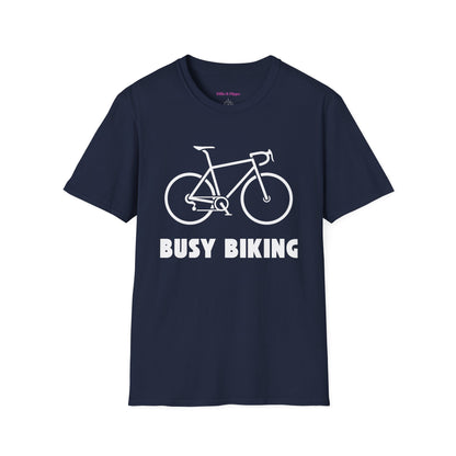 Busy (Road) Biking // Unisex Softstyle T-Shirt