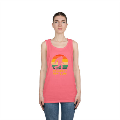 Barefoot Run Club Silhouette //  Unisex Heavy Cotton Tank Top