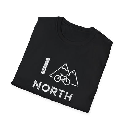 I (Mountain) Bike North Carolina // Unisex Softstyle T-Shirt